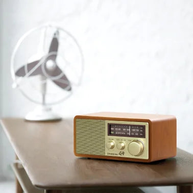 Sangean® WR-11SE 40th Anniversary Edition Hi-Fi Tabletop Retro Wooden Cabinet AM/FM Analog Radio Receiver