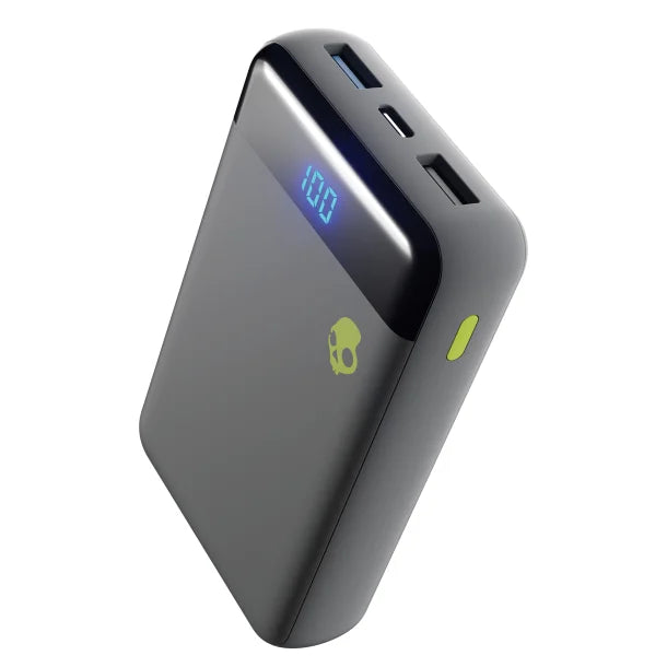 Skullcandy® Fat Stash™ 2 Portable 20-Watt 10,000 mAh Power Bank (Chill Gray)