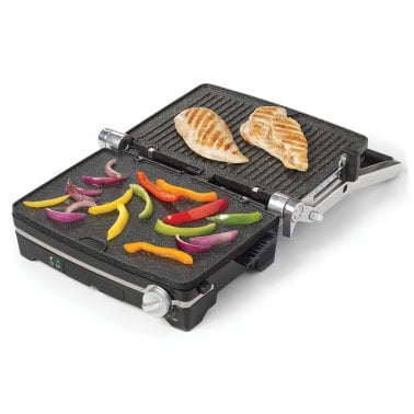 Starfrit® The Rock 1,500-Watt Panini Maker with Reversible Plates