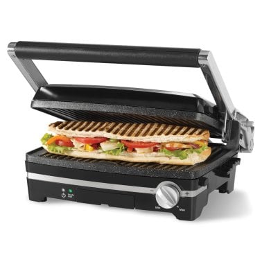 Starfrit® The Rock 1,500-Watt Panini Maker with Reversible Plates