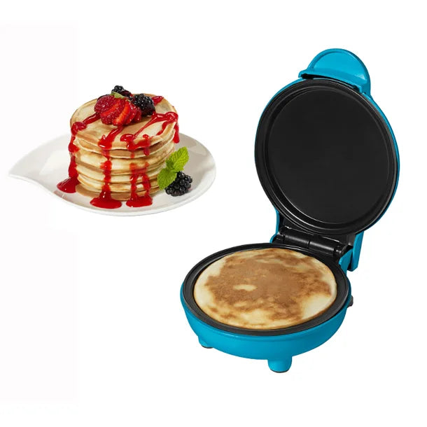 Starfrit® 4-In. Electric Mini Pancake Maker, Blue