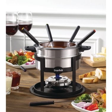 Starfrit® 3-in-1 Twelve-Piece Fondue Set, Stainless Steel