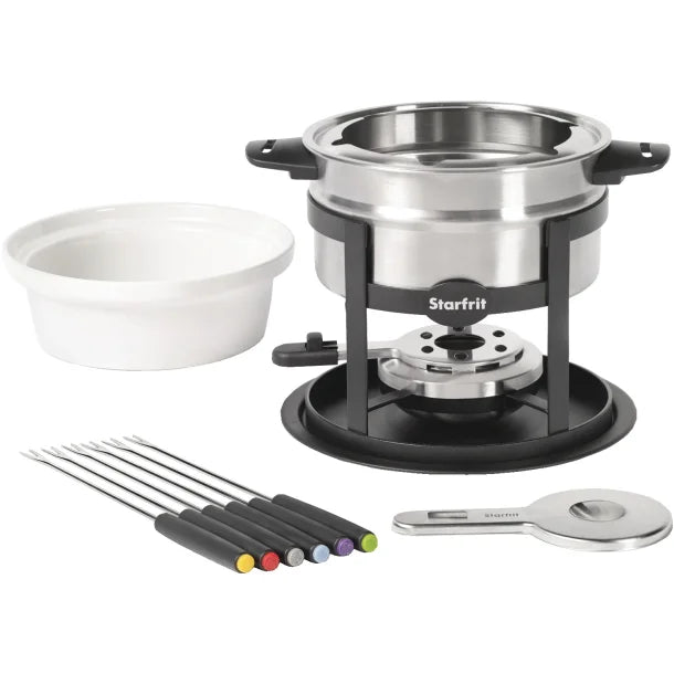 Starfrit® 3-in-1 Twelve-Piece Fondue Set, Stainless Steel
