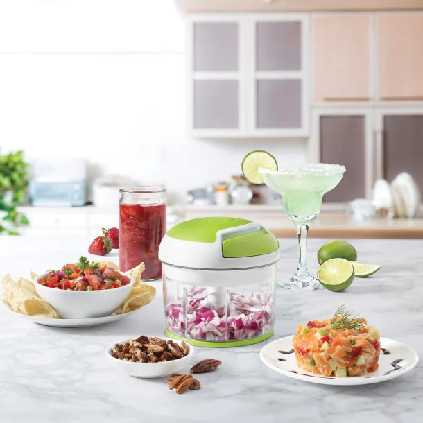 Starfrit® Pull Chopper, Green/White