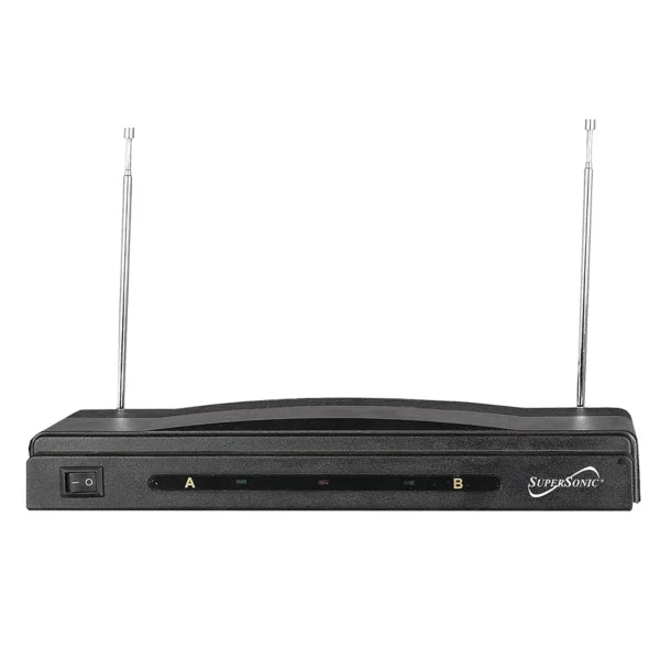 Supersonic® Professional Dual Wireless Microphone System