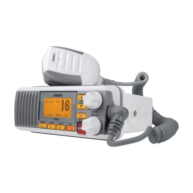 Uniden® 25-Watt Fixed-Mount VHF Marine Radio with DSC, UM385 (White)