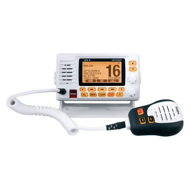 Uniden® VHF Marine Radio with GPS and Bluetooth®, Fixed Mount, UM725GBT (White)
