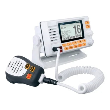 Uniden® VHF Marine Radio with GPS and Bluetooth®, Fixed Mount, UM725GBT (White)
