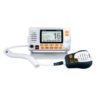 Uniden® VHF Marine Radio with GPS and Bluetooth®, Fixed Mount, UM725GBT (White)