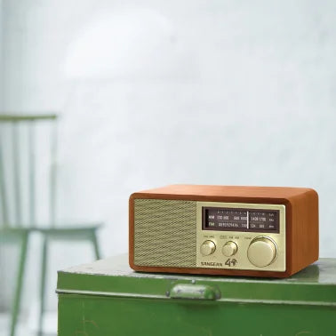 Sangean® WR-11SE 40th Anniversary Edition Hi-Fi Tabletop Retro Wooden Cabinet AM/FM Analog Radio Receiver
