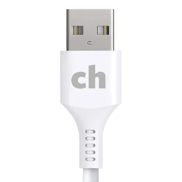 cellhelmet® Charge and Sync USB-A to Lightning® Round Cable (10 Ft.)