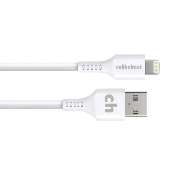 cellhelmet® Charge and Sync USB-A to Lightning® Round Cable (3 Ft.)