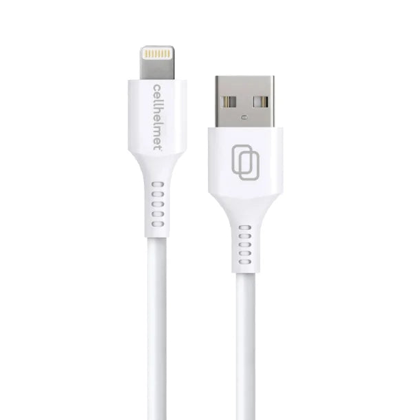 cellhelmet® Charge and Sync USB-A to Lightning® Round Cable (3 Ft.)