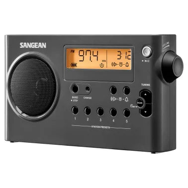 Sangean® SG-106 Portable AM/FM Rechargeable Compact Digital Tuning Radio