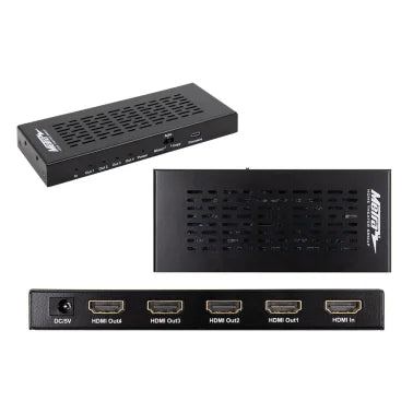 Ethereal® HDMI® Scaling Splitter with 1 Input and 4 Outputs