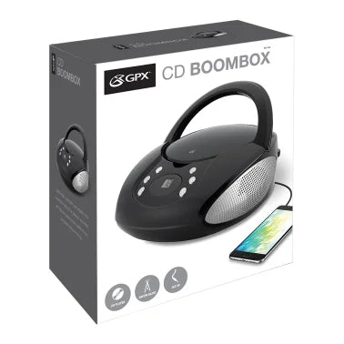 GPX® Boom Box & CD Player