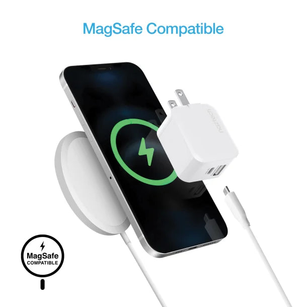 Naztech® 30-Watt Power Delivery Dual-Output USB-C® Fast Wall Charger