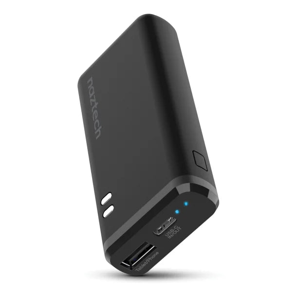 Naztech® 4,000 mAh Dual Output USB-C® and USB Portable Power Bank