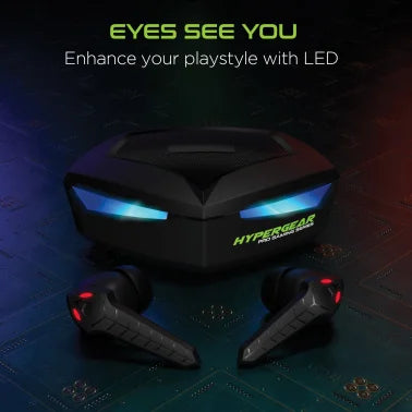 HyperGear® CobraStrike In-Ear True Wireless Stereo Bluetooth® Gaming Earbuds with Microphone and Charging Case