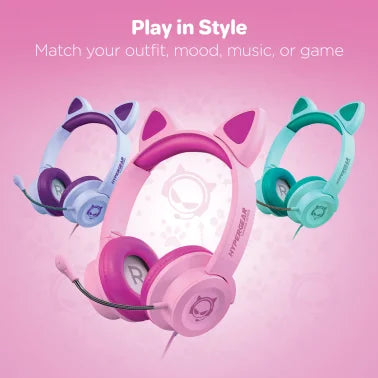 HyperGear® Kombat Kitty Gaming Headset for Kids (Pink)