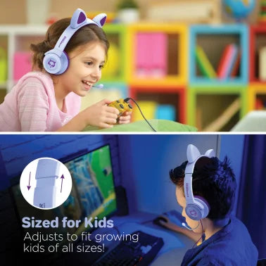 HyperGear® Kombat Kitty Gaming Headset for Kids (Purple)
