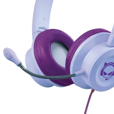 HyperGear® Kombat Kitty Gaming Headset for Kids (Purple)