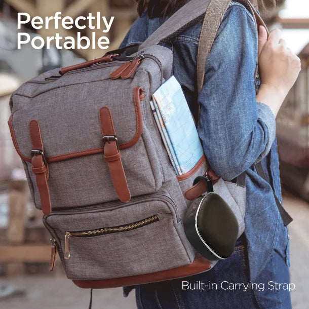 HyperGear® Fabrix Mini Portable Bluetooth® Rechargeable Speaker with Microphone (Black)