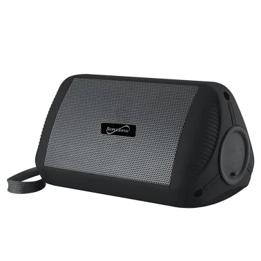 Supersonic® Bluetooth® 5-Watt-Continuous-Power Water-Resistant Portable Speaker (Black)