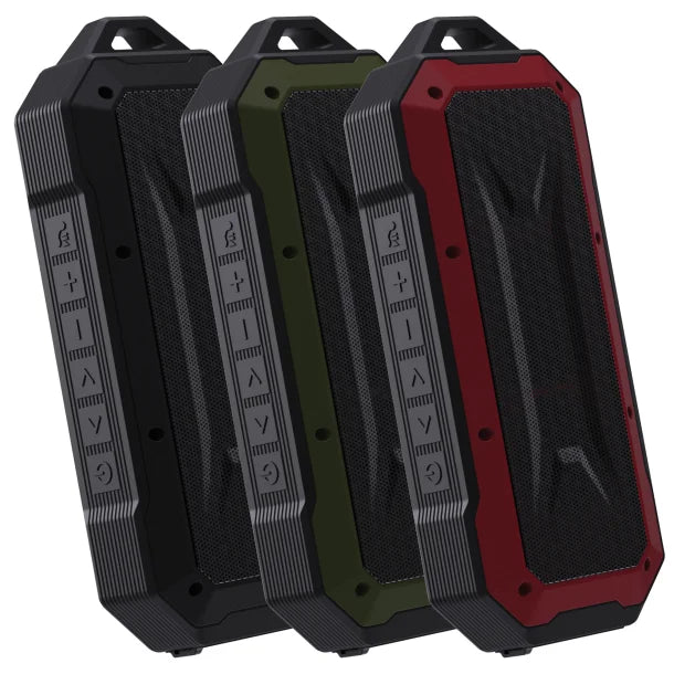 Supersonic® DURO Water-Resistant Portable Bluetooth® Portable Speaker with Speakerphone, SC-1454IPX (Black)