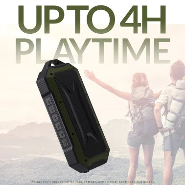 Supersonic® DURO Water-Resistant Portable Bluetooth® Portable Speaker with Speakerphone, SC-1454IPX (Green)