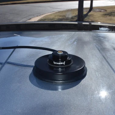 Browning® 3-5/8-In. NMO Magnet Mount with Rubber Boot and Preinstalled UHF PL-259 Connector (Black)