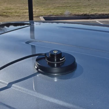 Browning® 3-5/8-In. NMO Magnet Mount with Rubber Boot and Preinstalled UHF PL-259 Connector (Black)