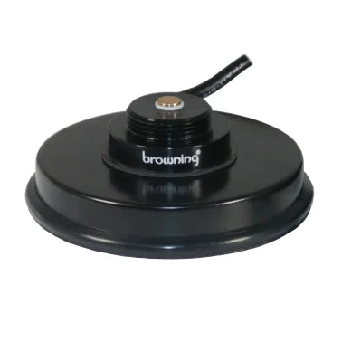 Browning® 3-5/8-In. NMO Magnet Mount with Rubber Boot and Preinstalled UHF PL-259 Connector (Black)