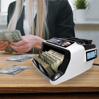 Nadex Coins™ V3600 Money Counter and Counterfeit Detector