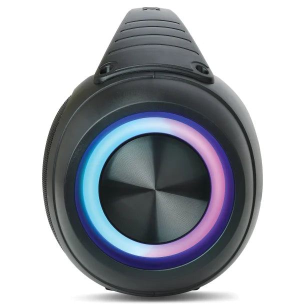 Dolphin® Audio LX-220 Portable 30-Watt-Continous-Power Bluetooth® Waterproof Boom Box with Lights