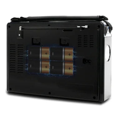 Dolphin® Audio RETROBOX™ Portable Mini Bluetooth® Speaker (Black)