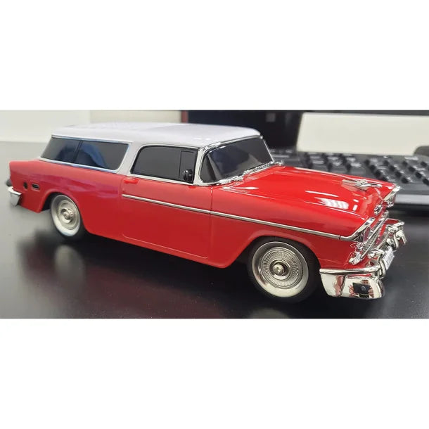 Audiobox® TRK-5500BT Retro Ride™ 10-Watt-Continuous-Output 1955 Replica Car Bluetooth® Speaker (Red)