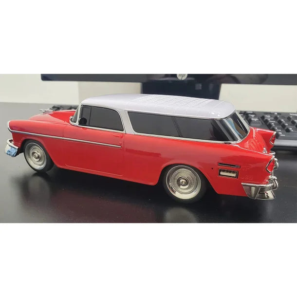 Audiobox® TRK-5500BT Retro Ride™ 10-Watt-Continuous-Output 1955 Replica Car Bluetooth® Speaker (Red)