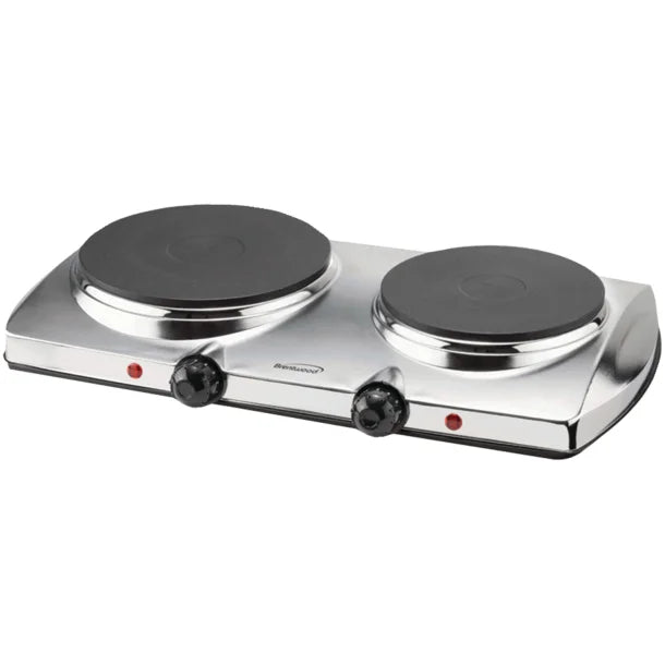 Brentwood® 1,440-Watt Double-Burner Electric Hot Plate