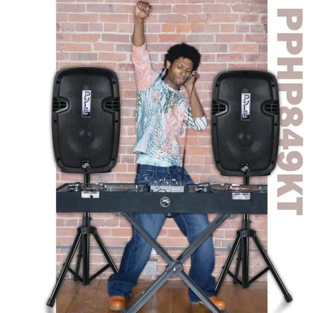 Pyle® 700-Watt Active/Passive Dual Speaker System Kit