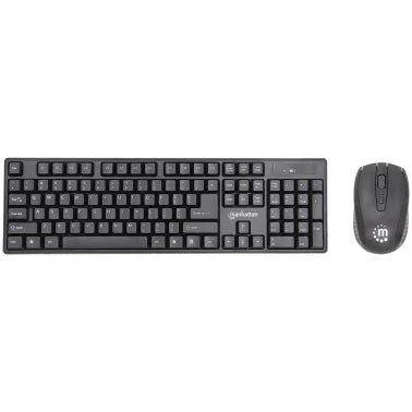 Manhattan® Wireless Keyboard & Optical Mouse Set