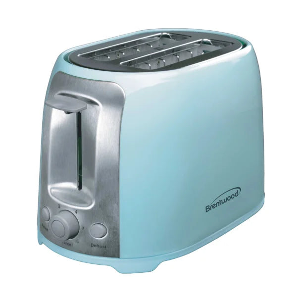 Brentwood® Cool-Touch 2-Slice Toaster with Extra-Wide Slots, Blue