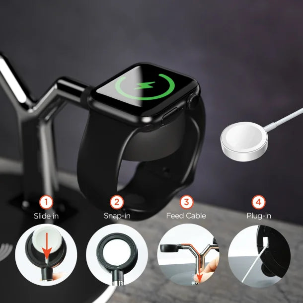 HyperGear® MaxCharge 3-in-1 Wireless Charging Stand