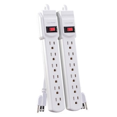 CyberPower® 6-Outlet Power Strip, 2 pk