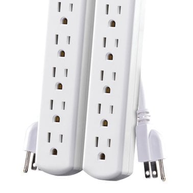 CyberPower® 6-Outlet Power Strip, 2 pk