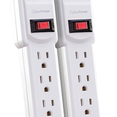 CyberPower® 6-Outlet Power Strip, 2 pk