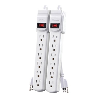 CyberPower® 6-Outlet Power Strip, 2 pk