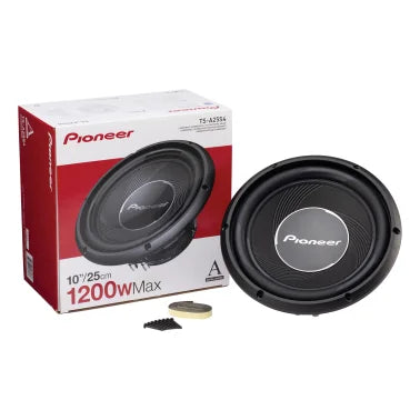 Pioneer® A-Series TS-A25S4 10-In. 1,200-Watt-Max 4-Ohm Single-Voice-Coil Subwoofer