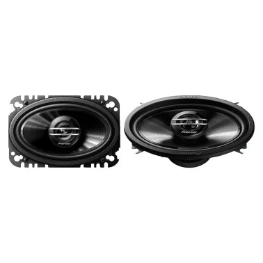 Pioneer® TS-G4620S G-Series 4-In. x 6-In. 200-Watt-Max-Power 2-Way Full-Range Coaxial Speakers Black, 2 Pack