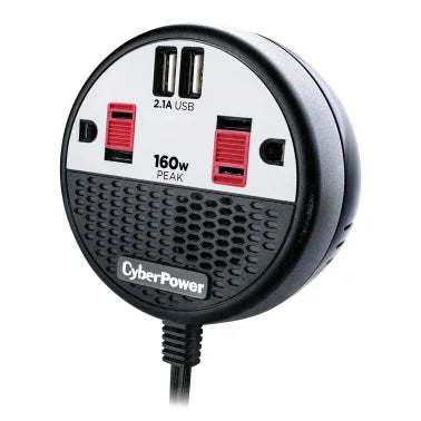 CyberPower® 160 Power Inverter with 2 AC Outlets and 2 USB Ports